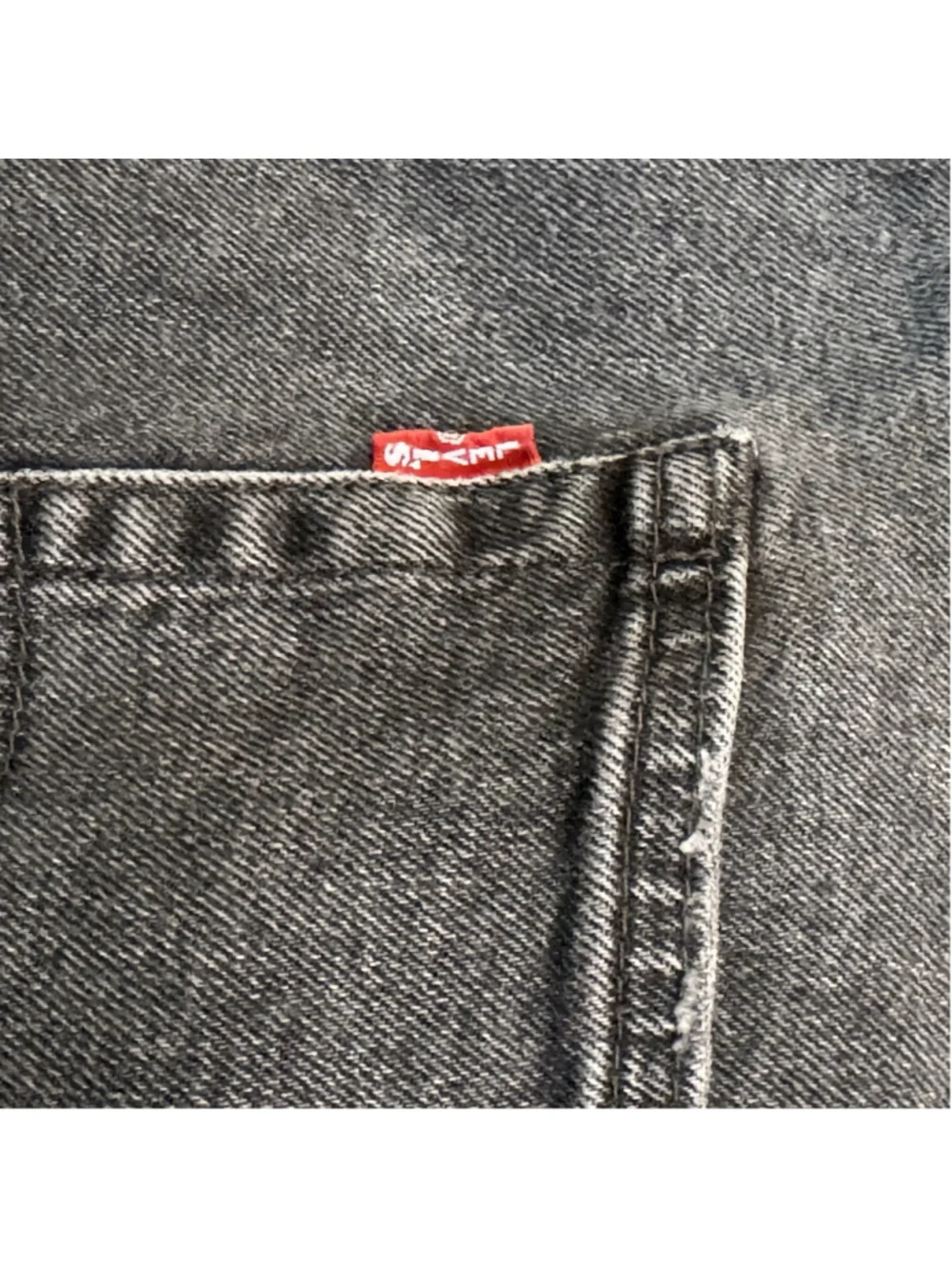 Levi's 502 Mens Regular Tapered Fit Jeans 36X28 Black Wash Denim
